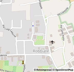 Mappa Via monsignor e merlini, 23899 Robbiate LC, Italia (0.15)