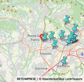 Mappa Via della Resistenza, 24035 Curno BG, Italia (4.28083)