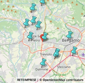 Mappa Via della Resistenza, 24035 Curno BG, Italia (3.94833)