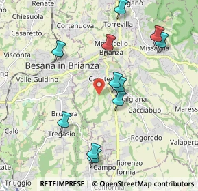 Mappa Via Giovenigo, 23880 Casatenovo LC, Italia (2.02273)