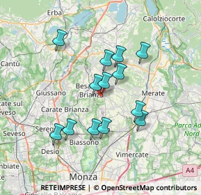 Mappa Via Giovenigo, 23880 Casatenovo LC, Italia (5.97)