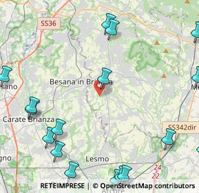 Mappa Via Giovenigo, 23880 Casatenovo LC, Italia (6.582)