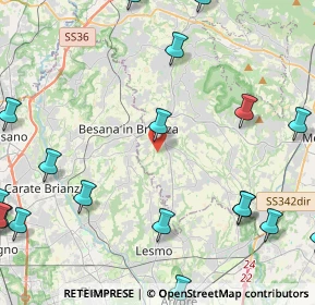 Mappa Via Giovenigo, 23880 Casatenovo LC, Italia (6.5495)