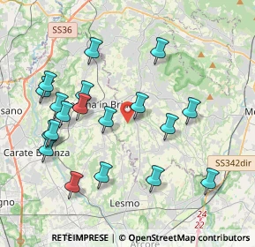 Mappa Via Giovenigo, 23880 Casatenovo LC, Italia (4.13632)