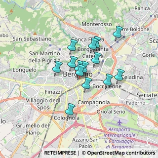 Mappa Via Guglielmo D'Alzano, 24100 Bergamo BG, Italia (1.245)
