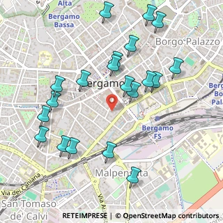 Mappa Via Guglielmo D'Alzano, 24100 Bergamo BG, Italia (0.5575)