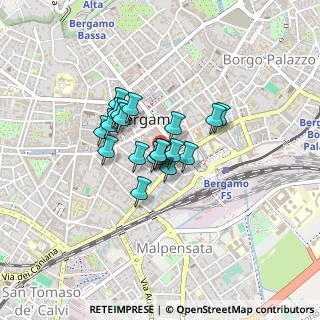 Mappa Via Guglielmo D'Alzano, 24100 Bergamo BG, Italia (0.2595)