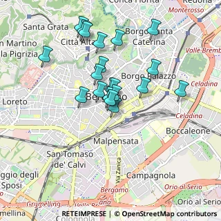 Mappa Via Guglielmo D'Alzano, 24100 Bergamo BG, Italia (0.78)