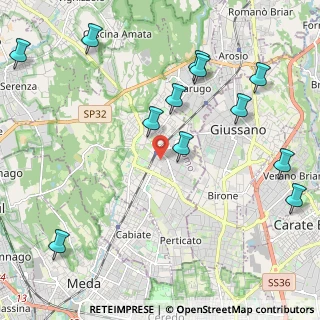 Mappa Via Monsignor Paolo Borroni, 22066 Mariano Comense CO, Italia (2.58)