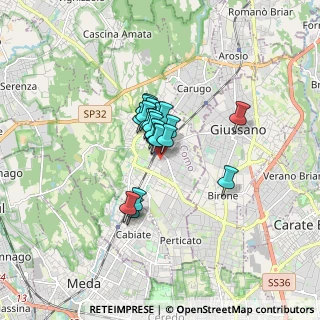 Mappa Via Monsignor Paolo Borroni, 22066 Mariano Comense CO, Italia (0.96)