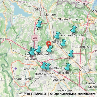 Mappa Via Monastero, 21050 Cairate VA, Italia (6.86917)