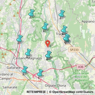 Mappa Via Monastero, 21050 Cairate VA, Italia (4.255)