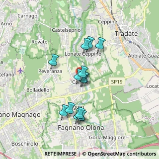 Mappa Via Monastero, 21050 Cairate VA, Italia (1.48)