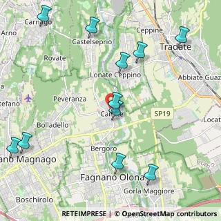 Mappa Via Monastero, 21050 Cairate VA, Italia (2.60091)