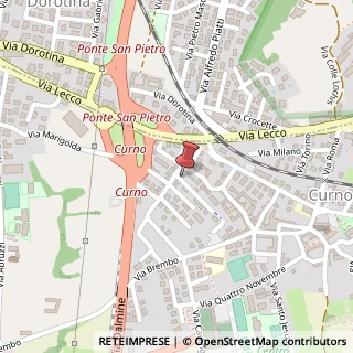Mappa Via G. Mazzini, 1, 24035 Curno, Bergamo (Lombardia)