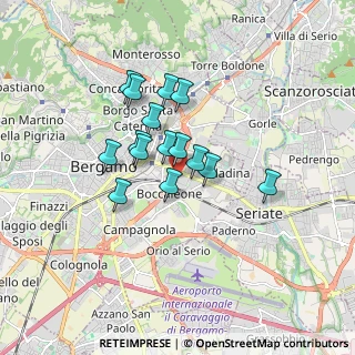 Mappa Via della Clementina, 24125 Bergamo BG, Italia (1.25733)