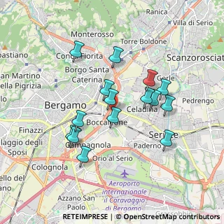 Mappa Via della Clementina, 24125 Bergamo BG, Italia (1.61133)