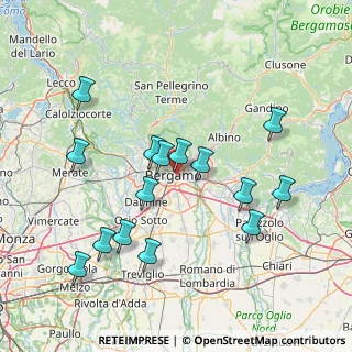 Mappa Bergamo - piaz.le Marconi, 24121 Bergamo BG, Italia (15.36733)