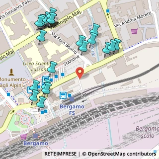 Mappa Bergamo - piaz.le Marconi, 24122 Bergamo BG, Italia (0.16)