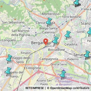 Mappa Bergamo - piaz.le Marconi, 24121 Bergamo BG, Italia (3.5325)
