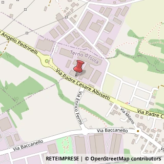 Mappa Via Padre Cesare Albisetti, 12, 24030 Terno d'Isola, Bergamo (Lombardia)