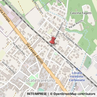 Mappa Via Giuseppe Mazzini,  6, 22070 Locate Varesino, Como (Lombardia)
