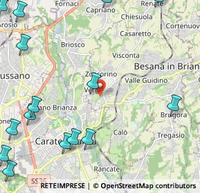 Mappa Via Rossini, 20842 Besana in Brianza MB, Italia (3.43647)