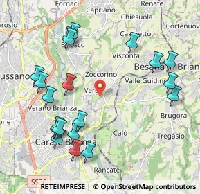 Mappa Via Rossini, 20842 Besana in Brianza MB, Italia (2.3345)