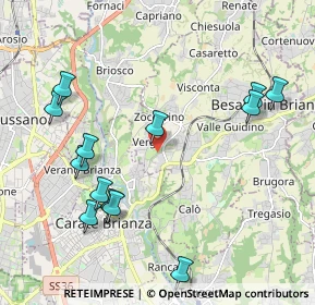 Mappa Via Rossini, 20842 Besana in Brianza MB, Italia (2.29)