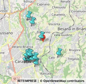 Mappa Via Rossini, 20842 Besana in Brianza MB, Italia (2.01308)