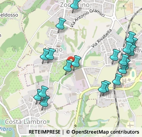 Mappa Via Rossini, 20842 Besana in Brianza MB, Italia (0.587)