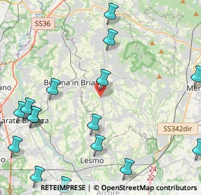 Mappa Via Rosario, 23880 Casatenovo LC, Italia (6.442)