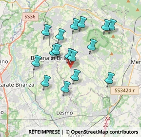 Mappa Via Rosario, 23880 Casatenovo LC, Italia (3.19063)