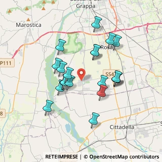 Mappa Via Don Luigi Sturzo, 36056 Baracche VI, Italia (3.261)