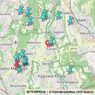 Mappa Via Anforelli, 21050 Cairate VA, Italia (2.77625)