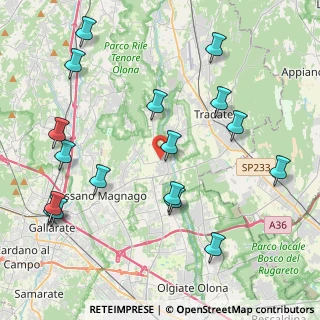 Mappa Via Anforelli, 21050 Cairate VA, Italia (4.91941)