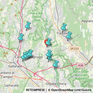 Mappa Via Anforelli, 21050 Cairate VA, Italia (3.8025)