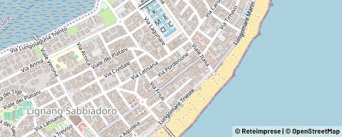 Mappa Lignano Sabbiadoro