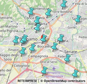 Mappa Via Nicolò Tommaseo, 24125 Bergamo BG, Italia (2.18176)