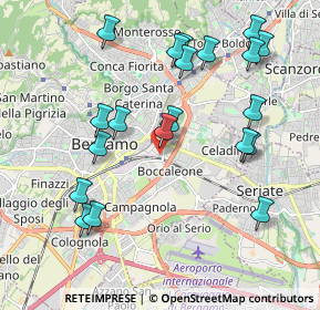 Mappa Via Nicolò Tommaseo, 24125 Bergamo BG, Italia (2.1245)