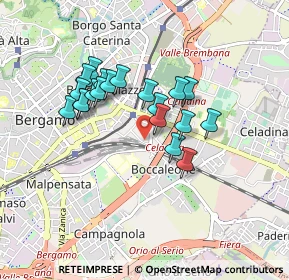 Mappa Via Nicolò Tommaseo, 24125 Bergamo BG, Italia (0.719)