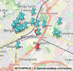 Mappa Via Nicolò Tommaseo, 24125 Bergamo BG, Italia (0.9385)