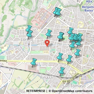Mappa Via Francesco Coghetti, 24128 Bergamo BG, Italia (0.5625)