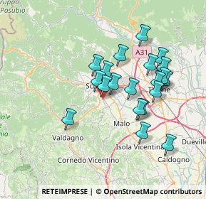 Mappa Via S. Prosdocimo, 36015 Schio VI, Italia (6.3585)