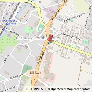 Mappa Via Spluga, 33, 23870 Galbiate, Lecco (Lombardia)