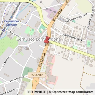 Mappa Via Spluga, 48, 23870 Cernusco Lombardone, Lecco (Lombardia)