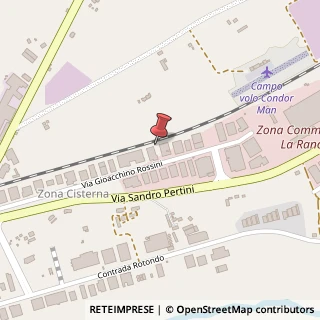 Mappa Contrada cisterna 13, 62029 Tolentino, Macerata (Marche)