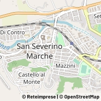 Mapa San Severino Marche