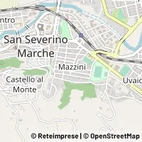 Karta San Severino Marche