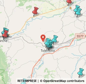 Mappa Contrada Riolante, 62029 Tolentino MC, Italia (5.71533)